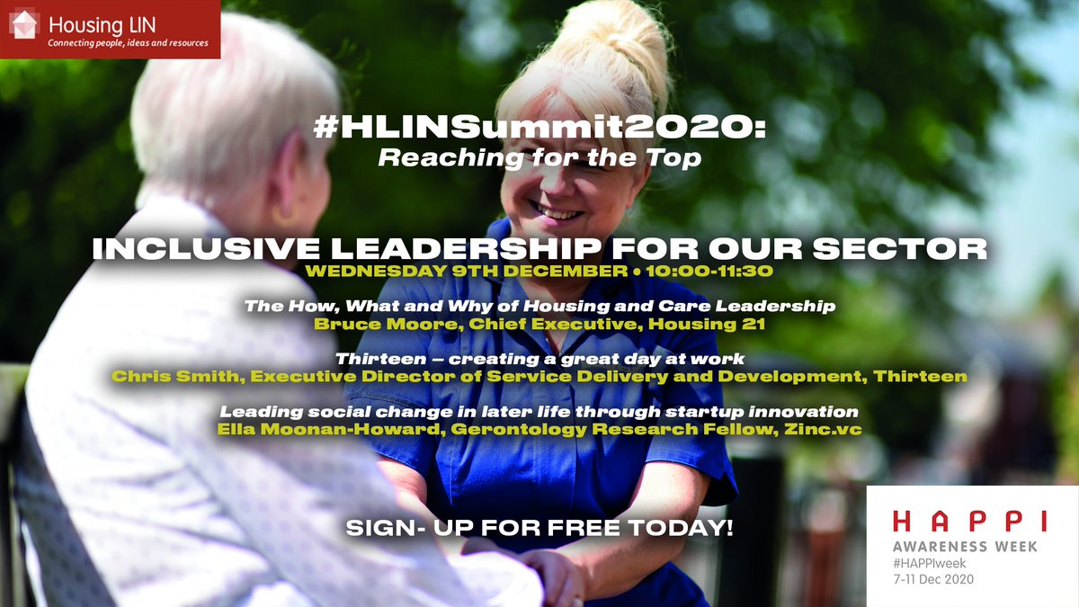 Jeremy_HLIN's tweet photo. This morning's 'Reaching for the Top' #HLINSummit2020 is all about inclusive leadership. We climb into our 1st #HAPPIhour of the day at 10am w @Housing21's Bruce Moore, @Thirteen_Group's @thirteenchris &amp; #HLINFutureLeaders &amp; @zincvc's @MoonanHowarde sharing their sector insights. https://t.co/oCRtznYEpu