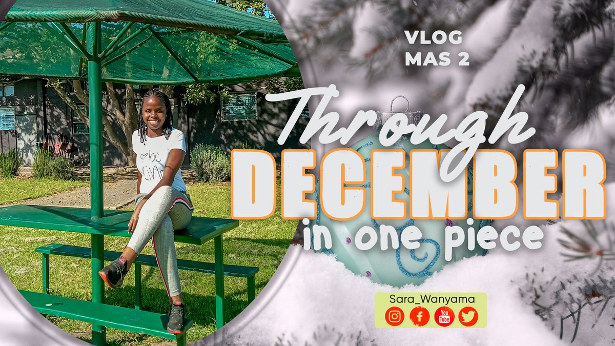 Sara_Wanyama's tweet photo. NEW VIDEO OUT!!
December is here guys!!
#financialboss #decembervibes #vlogmas #Chrsitmas #Real #Simple #Savvy
Through December in one Piece | Vlogmas 2 https://t.co/JX1oaApCBE via @YouTube https://t.co/OmhLcKOEAL