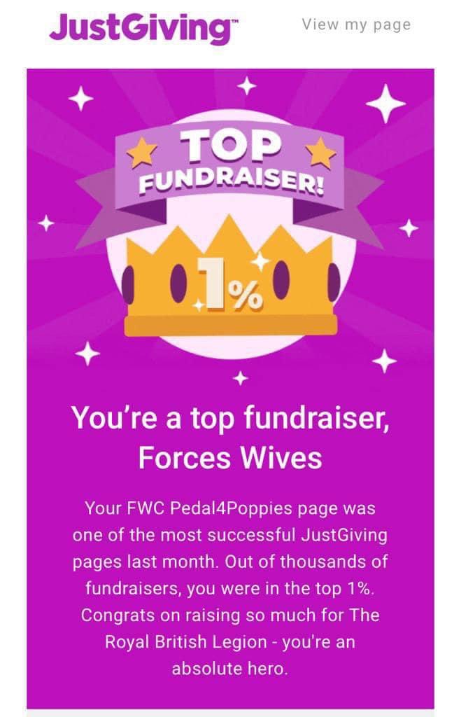 Rather proud of this - thank you to everyone for supporting us and <a href="/PoppyLegion/">Royal British Legion</a> 🙏

<a href="/UrchTyrone/">Tyrone Urch</a> 
@FoxburyEoin 
<a href="/ArmdCavRDG/">Royal Dragoon Guards</a> 
<a href="/CO7BnREME/">7 Avn Sp Bn REME</a> 
<a href="/ATR_Winchester/">CO ATR Winchester</a> 
<a href="/RIrishRegiment/">The Royal Irish Regiment</a> 
<a href="/4RegtRLC/">4Regt RLC</a> 
<a href="/TheParachuteReg/">TheParachuteRegiment</a> 
<a href="/LussaGin/">Lussa Gin</a> 
<a href="/BecaLynePirkis/">Beca Lyne-Pirkis RD</a> 
<a href="/recruit4spouses/">Recruit for Spouses</a> 
<a href="/milspobn/">MILSPO Business Network UK</a>