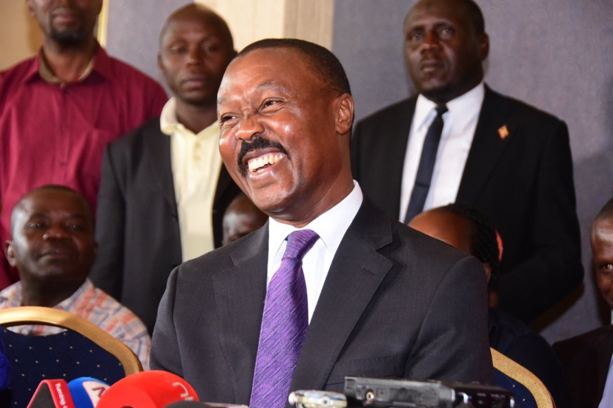 UgandaElects's tweet photo. While campaigning in Kalaki District, @mugishamuntu spoke boldly about the limited time for candidates to campaign being capped by continued hinderances of their rallies by the armed forces. How do you think @UgandaEC can aid this? #UgandaElects2021 https://t.co/r0Owl3GEoG