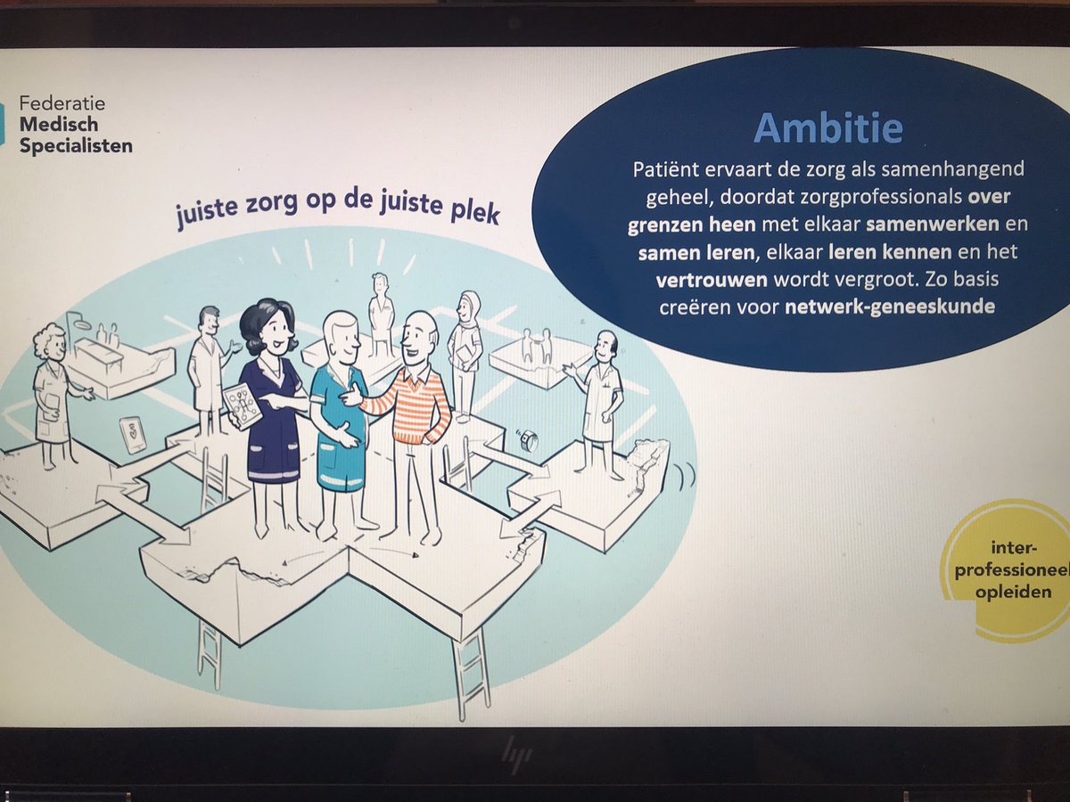 ‘Samenwerken is durven loslaten’ zegt Gommers #MMVcongres Mooie slogan voor #interprofessioneelopleiden #opleiden2025 <a href="/de_specialisten/">Federatie Medisch Specialisten</a> #samenkomjeverder