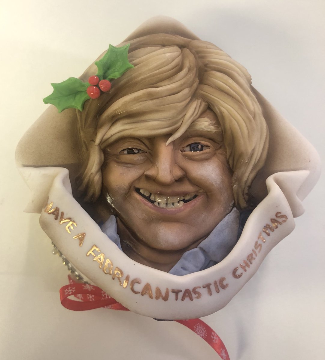 I made @paddygrant a Christmas cake of Tory MP Michael Fabricant hehe don’t @ me