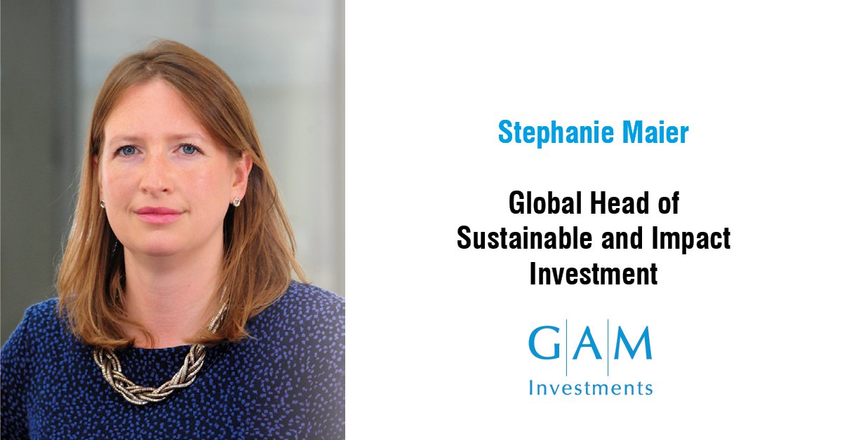 GAMinsights's tweet photo. We’re delighted to announce that Stephanie Maier will join GAM as Global Head of Sustainable and Impact Investment on 4 January. Stephanie brings 18 years’ experience and joins GAM from HSBC GAM, where she was Director for Responsible Investment.

https://t.co/Cu7uVictMm https://t.co/4BjDpvu7lX