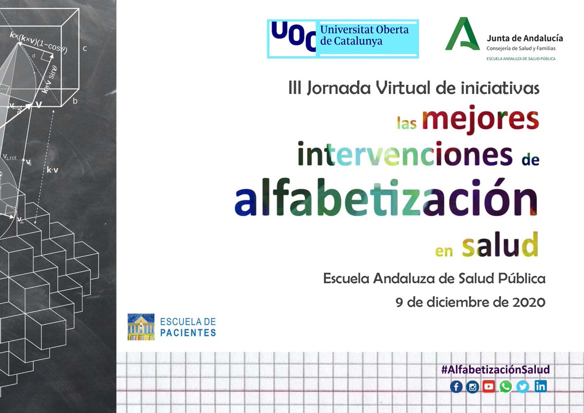 EASPsalud's tweet photo. Hoy celebramos la 3ª edición de #AlfabetizaciónSalud conoceremos las iniciativas que desde asociaciones y centros asistenciales se han puesto en marcha para contribuir a concienciarnos sobre los cuidados en salud. Aquí te lo contamos #EASPvirtual https://t.co/fSLDzRjx9q