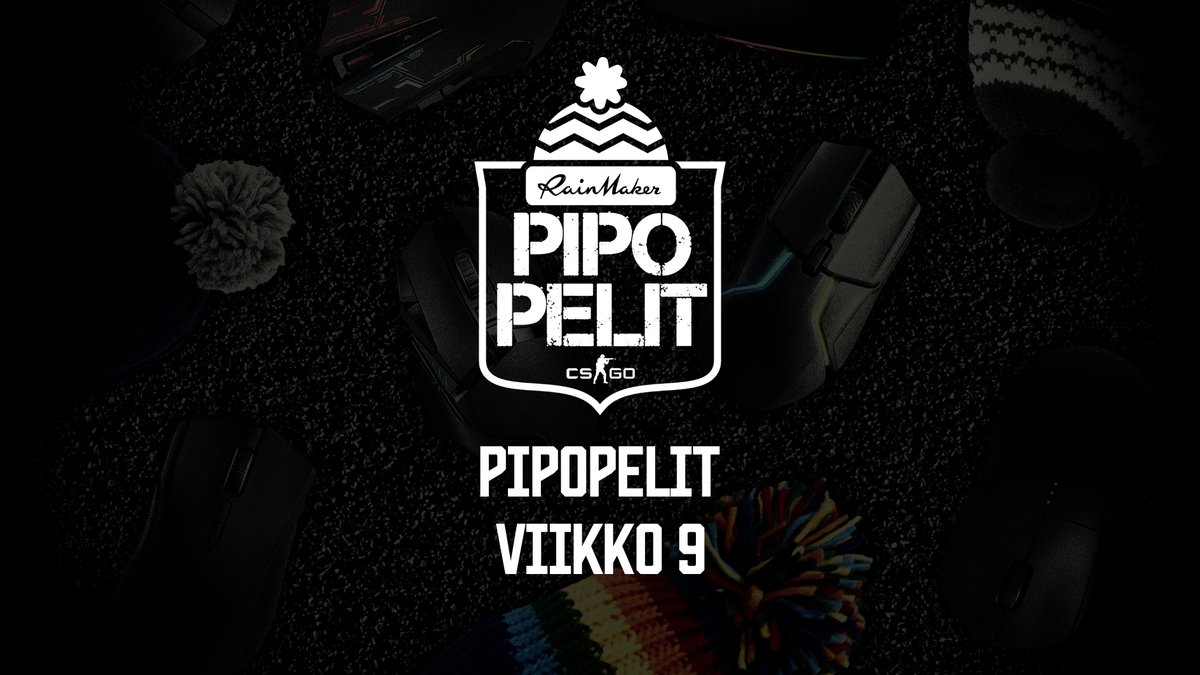 #Rainamaker Pipopeli sunnuntai lähestyy hirveää kyytiä 🔥
Kai haluat mahdollisuuden voittaa 250 euroa joukkueesi kanssa? 😎

Käy varaamassa itsellesi paikka täältä 👇
rushmode.gg/pipopelit 

<a href="/RainmakerFI/">Rainmaker</a> 

#esportsfi #csgofi
