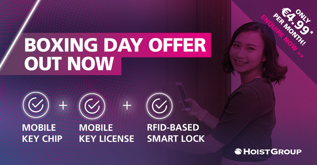 HoistGroup's tweet image. The increased demand contactless and social-distancing experience has driven many #hotels to install #RFIDlocks with #MobileKey solutions.  You can install these at your property at an unbelievably low price of €4.99* per month. ENQUIRE NOW &amp;gt;&amp;gt; tinyurl.com/yytrgyb3