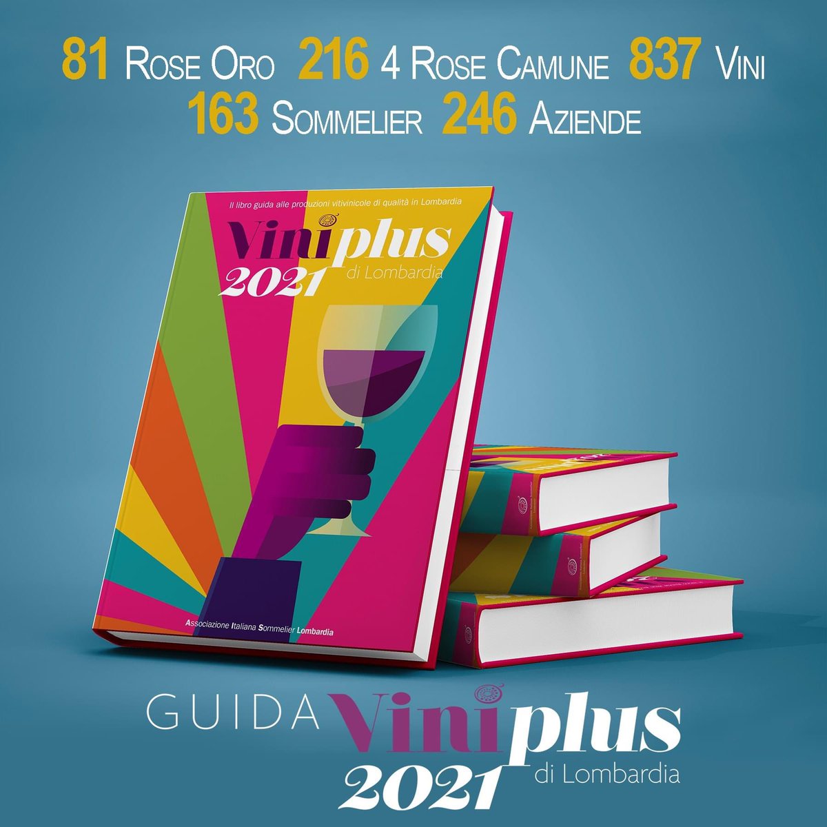 AisLombardia's tweet photo. 🍷 #Viniplus di Lombardia 2021, la nostra Guida regionale, è arrivata!

👉🏻 Da oggi la trovate online all'indirizzo https://t.co/N2oB3wj8Lg
#Viniplus2021 https://t.co/qCo0iK7dC7