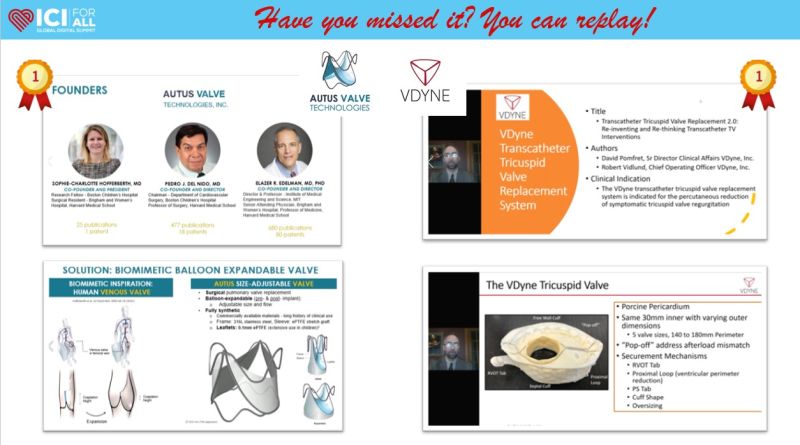 📢 Have you missed #presentations from the ICI World #Startup Competition at #ICIforAll? No worries, you can replay them soon on our website lnkd.in/etV3z-y

✔️Stay tuned for more replays and content from #ICI2020 on our website and social media channels!
#cardiovascular