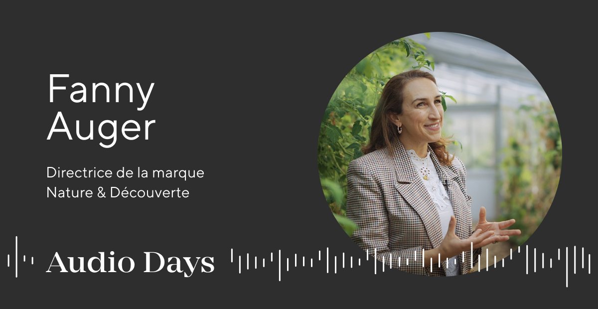 beneventchris's tweet photo. [#AudioDays] La session live de Fanny Auger, Directrice de la Marque chez #NatureetDécouvertes c'est de 12:00 à 12:30 🐢 La thématique traitée : « L'engagement client, un idéal fragile » 👉 à vos écouteurs ! https://t.co/DLwvio6zxa 

#customercentric #liveevent https://t.co/m9myWAlKzj