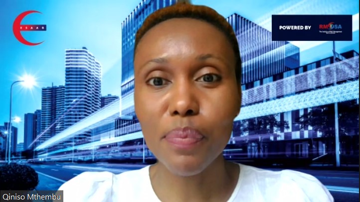 IRMSAInsight's tweet photo. Our first speaker, Qiniso Mthembu, Senior Enterprise Risk Manager from the @JSE_Group unpacks Resilience & Business Continuity & stresses the importance of proactively scanning our environment to ensure that your organisation can manage its risks effectively.
#ESAAG #Resilience https://t.co/PQi22NB4Ql