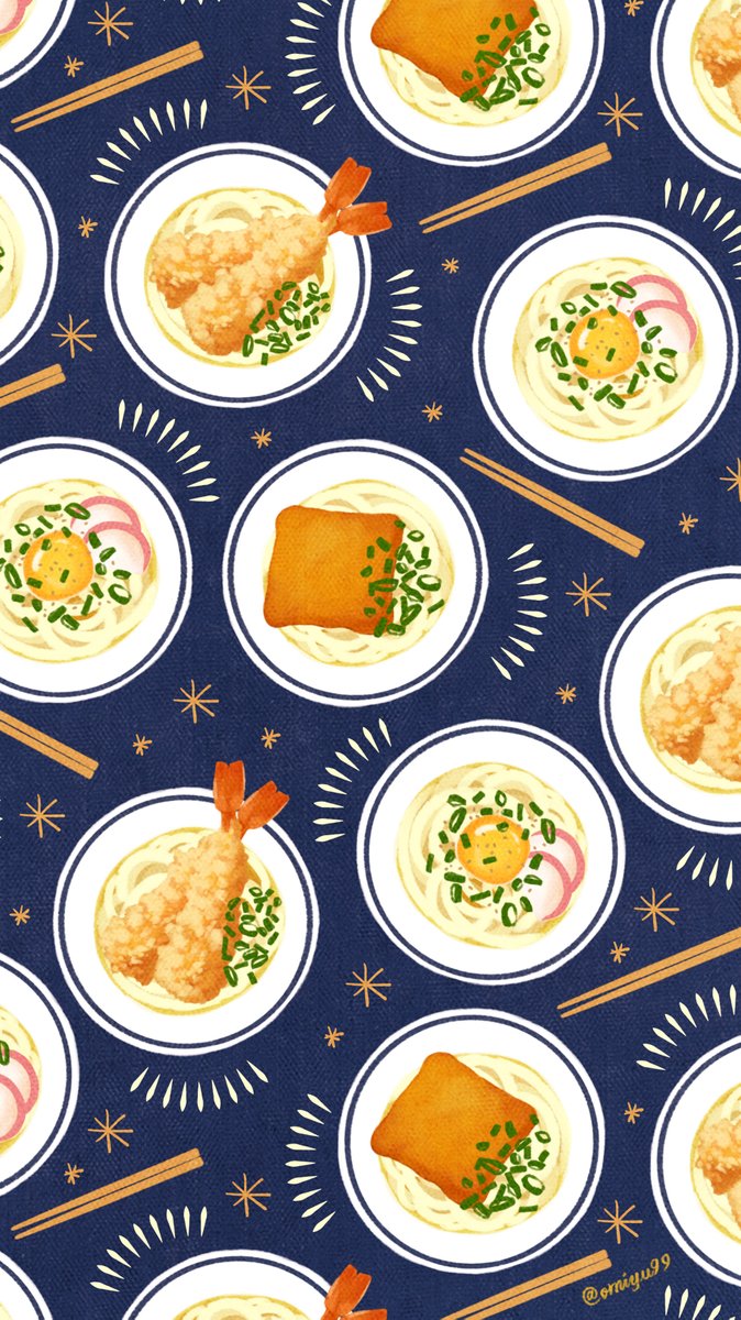 Omiyu うどんな壁紙 Illust Illustration 壁紙 イラスト Iphone壁紙 うどん Udon 食べ物 T Co Fq1aij1xtw Twitter