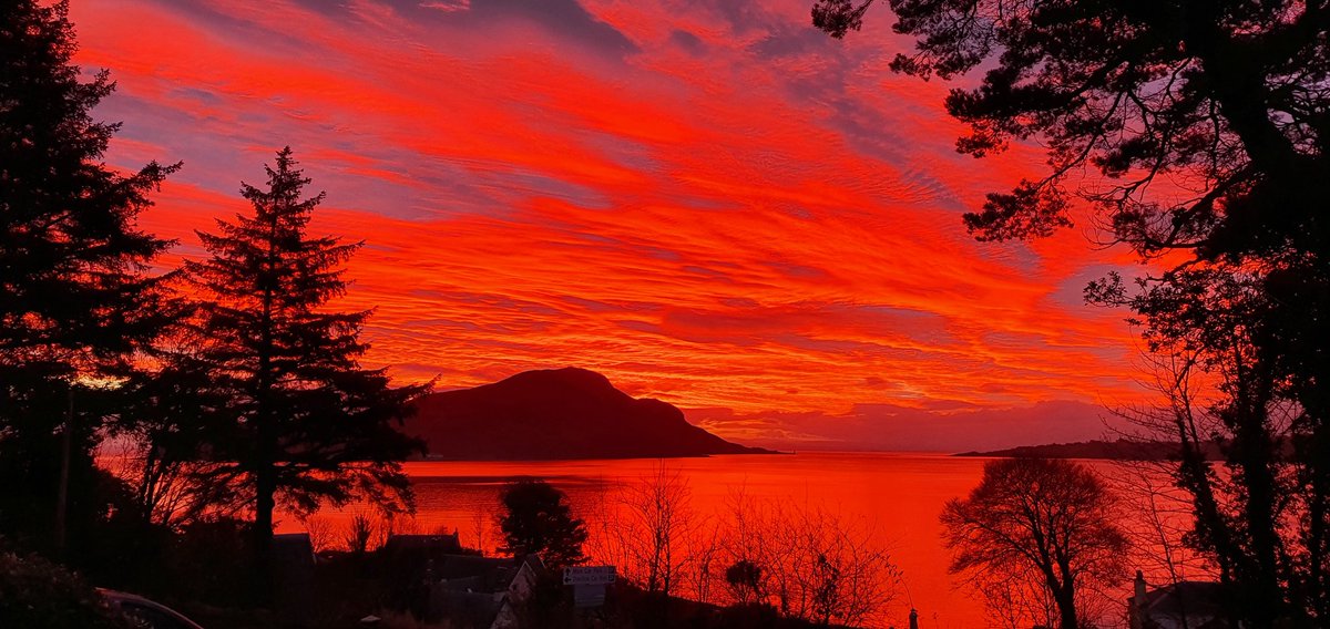 Good morning from Lamlash Isle of Arran