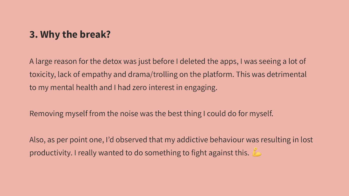 anniebombanie_'s tweet photo. 12 days ago, I deleted the Twitter and Instagram apps.

Here's what happened 👇 https://t.co/5NDUxaMLJe