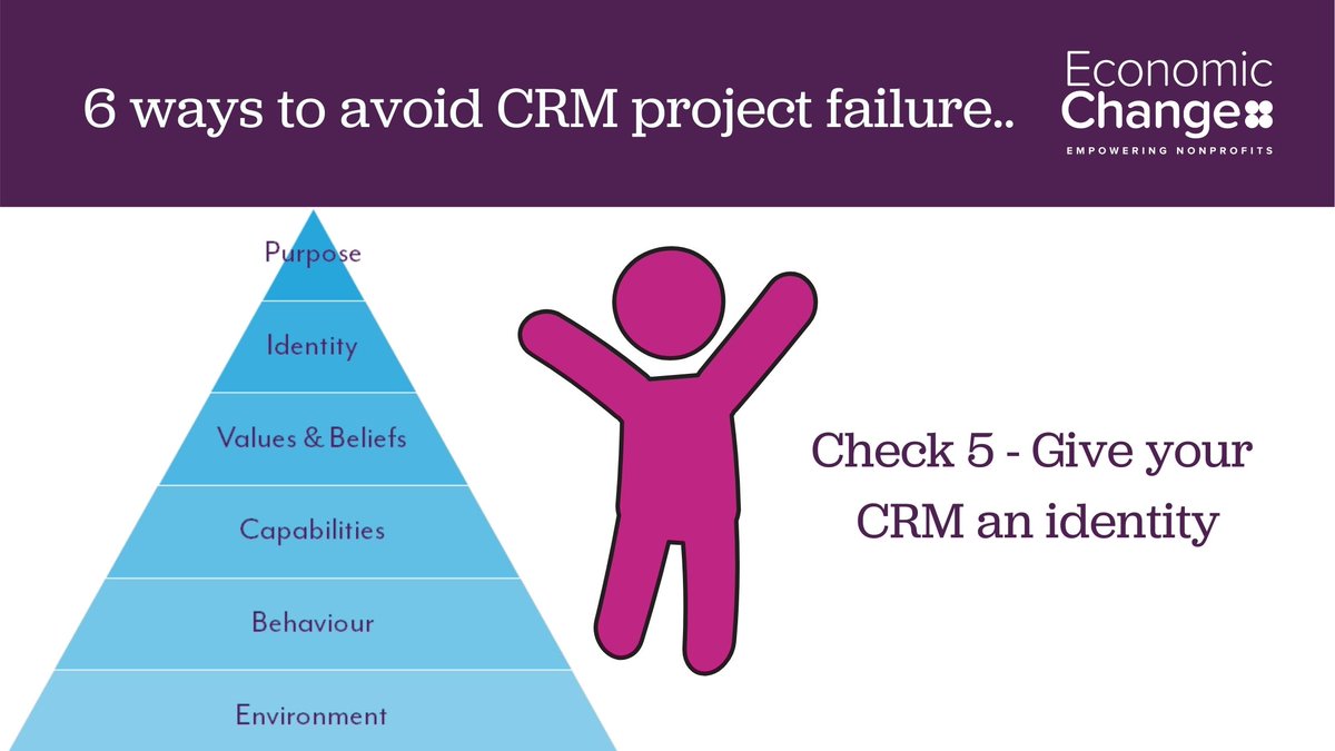Avoid CRM Project Fail - Step 5 - Make the CRM the heart and soul of the party. Check out our top tips here economicchange.co.uk/avoid-crm-proj… #salesforce #charities