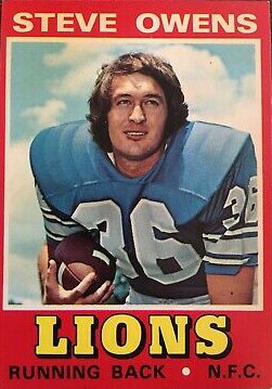 Happy birthday to Miami, Steve Owens, check out his official Wonder Bread trading card 