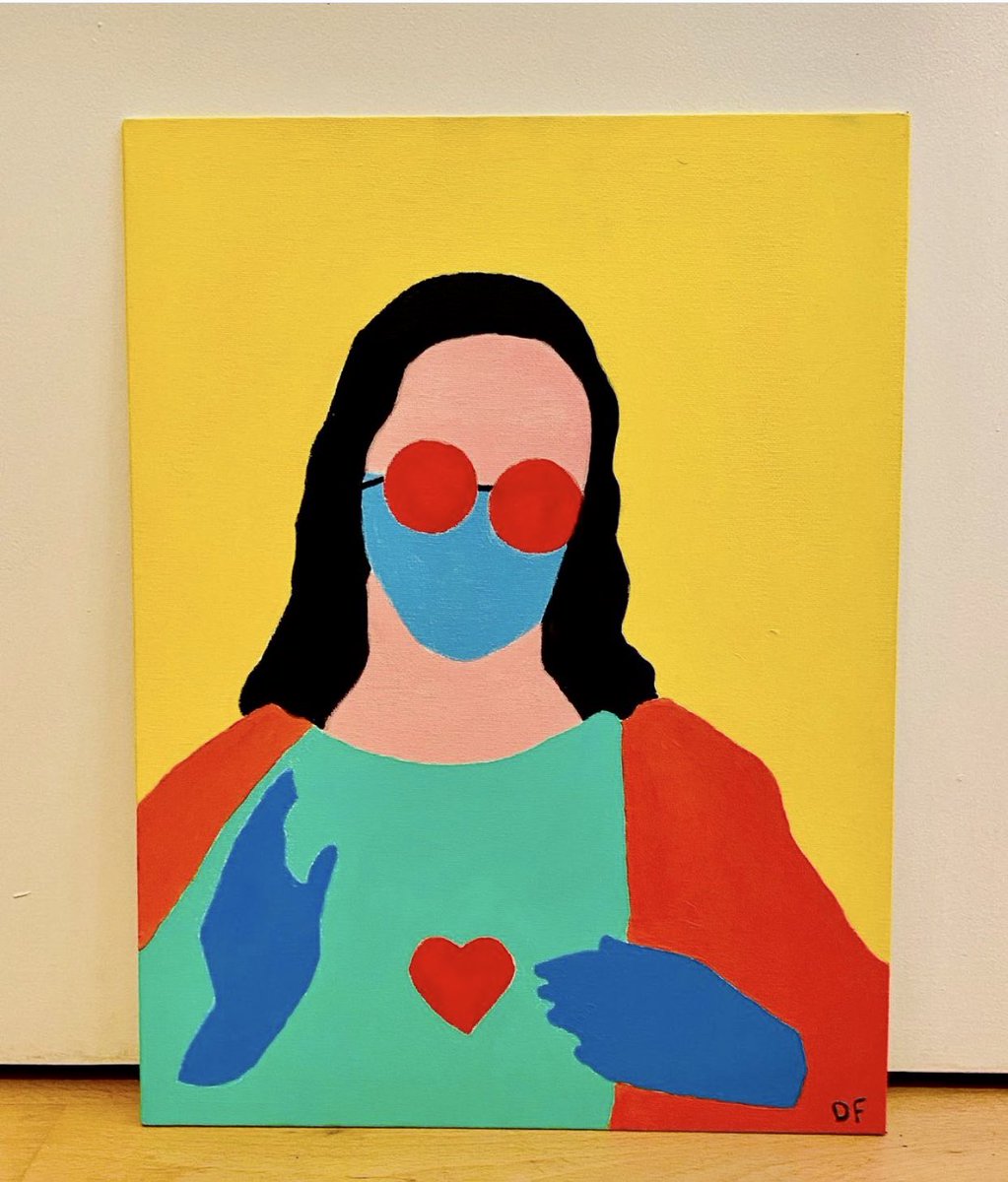 #artist My interpretation of how Jesus would look like during lockdown #staysafe