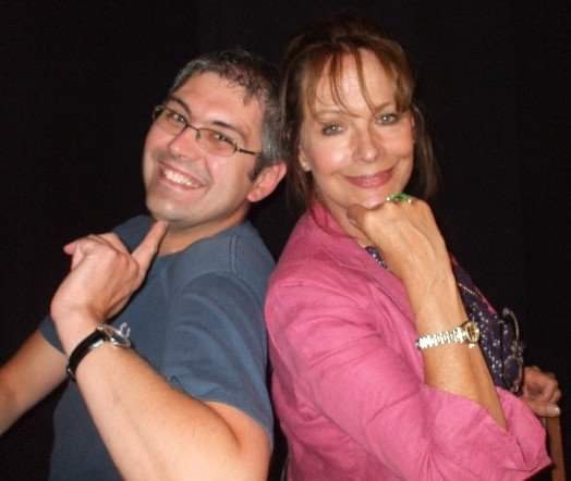When I started Camping It Up, today's star was the ultimate goal. I always said she'd be the final camp and indeed she was, first time round... But this photo from 2008 comes first. It's the ultra-glam Mary Tamm! And my god, she was brilliant. I mean LOOK! EFFORTLESS CAMP!