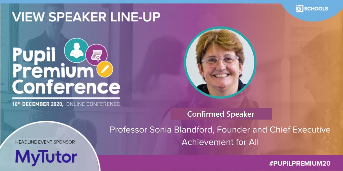 AfA_Education's tweet photo. Join @SoniaAFA3AS Founder and CEO of @AfA_Education and explore schools’ roles in facilitating #socialmobility.

Learn more and register your place: https://t.co/UufeauBSfj #disadvantagedpupils 

#SAAShow #pupilpremium #SEND #Education #SAAShow20 #ClosingTheGap https://t.co/gNVz1nZivZ