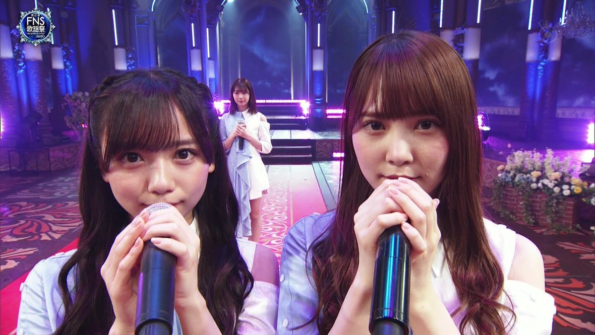 ryusan0517's tweet image. #FNS歌謡祭2020 
#日向坂46 
#加藤史帆
#齊藤京子
#日向坂のハーフツインの子
#としきょん