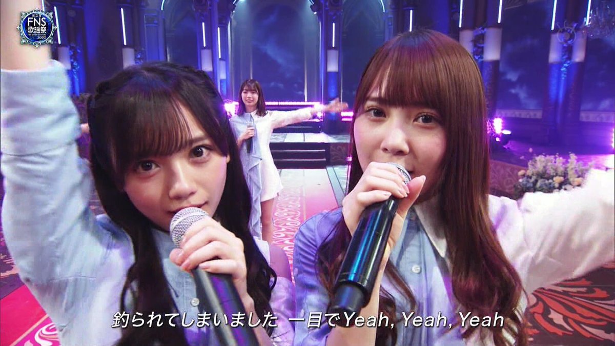 ryusan0517's tweet image. #FNS歌謡祭2020 
#日向坂46 
#加藤史帆
#齊藤京子
#日向坂のハーフツインの子
#としきょん