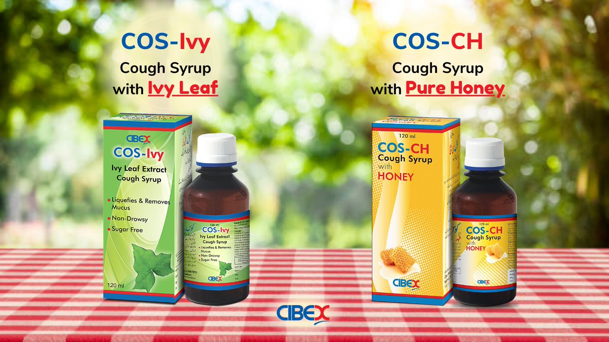 CibexCOS's tweet photo. #COS cough syrups are all natural, and provide safe, effective, chemical-free &amp; alcohol-free relief for your whole family, especially the little ones. COS can be used for all kinds of coughs, all year, in all seasons #cough #coughsyrup #honey #ivyleaf #mucus #natural #cibexpharma https://t.co/g4hOGlyQe5