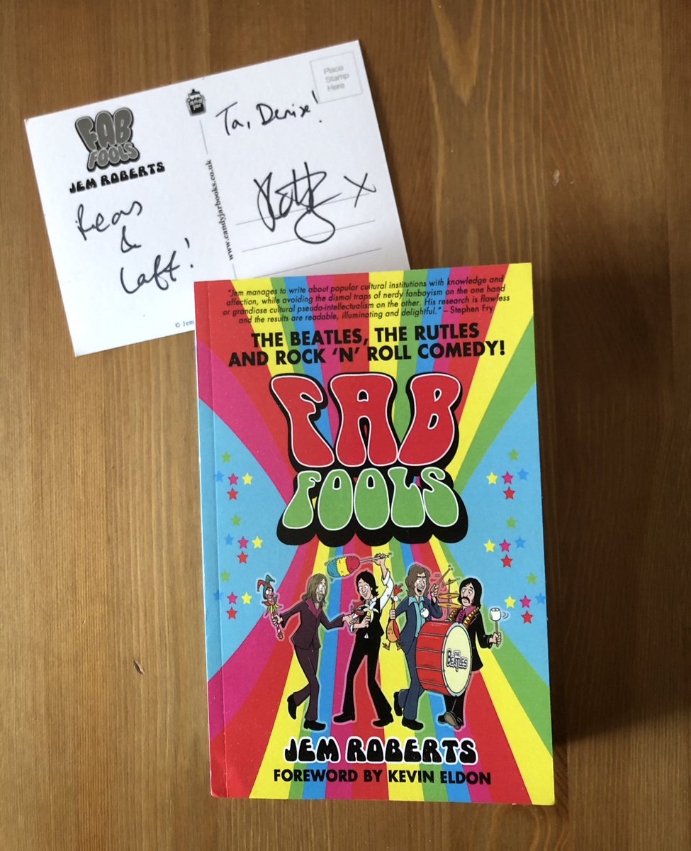 JohnlockedNess's tweet photo. Finally got my Fab Fools book by my amazing @JemRoberts (forgot to change my London address oops!) I am so very proud of you and your work! Can’t wait to curl up with it and read it ❤️ congratulations! 🥰😍😁 #TheBeatles #FabFools https://t.co/aeZcNiomZQ