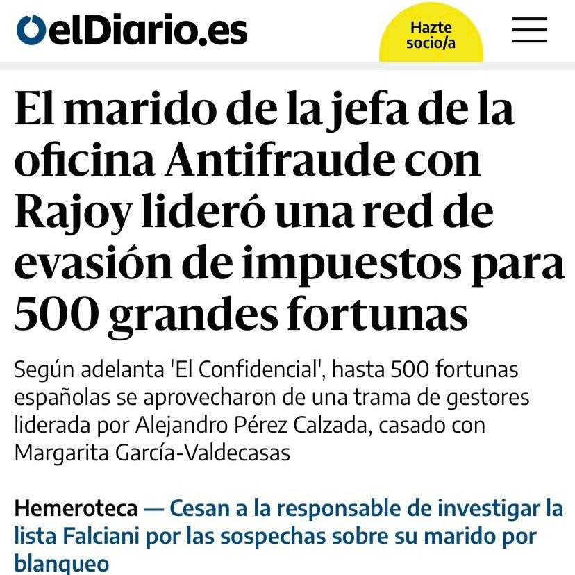 DINGO40378066's tweet photo. #BuenosDias 
El marido de la jefa de la Oficina Antifraude con Rajoy, lideró una red 
de evasión de impuestos de 500 
grandes fortunas.
A esto se le llama poner el zorro a cuidar las gallinas. https://t.co/OosWgSOGic