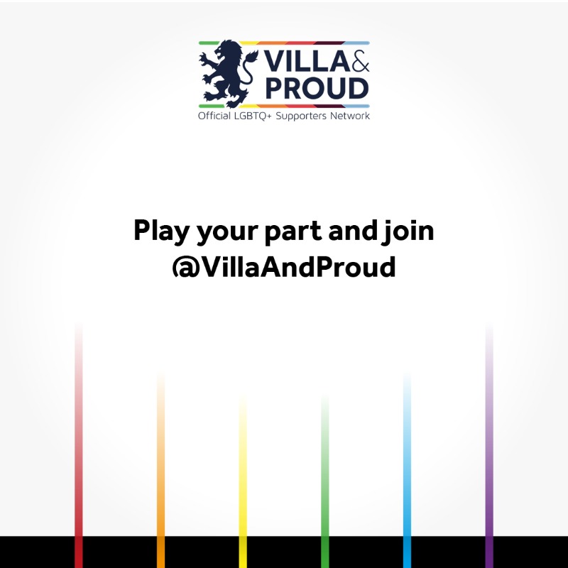 AstonVilla's tweet photo. It's #RainbowLaces day! 🙌

For your chance to win a #PartOfThePride warm-up shirt, read these top tips for LGBTQ+ inclusion and 𝗥𝗘𝗧𝗪𝗘𝗘𝗧 this tweet before 𝟭𝟮𝗽𝗺 on 𝗠𝗼𝗻𝗱𝗮𝘆, 𝗗𝗲𝗰𝗲𝗺𝗯𝗲𝗿 𝟭𝟰! 💜