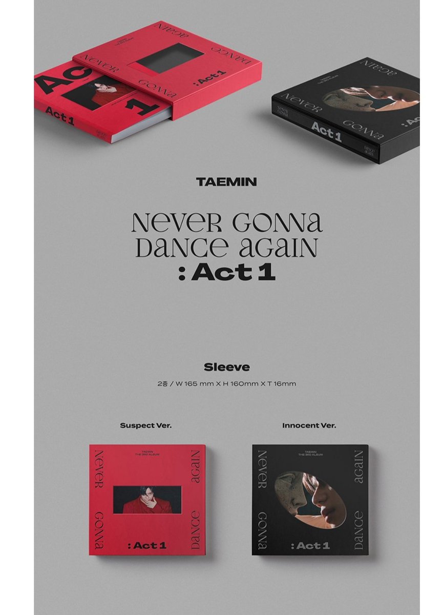 Universeselect's tweet image. Taemin's never gonna dance again Act 1 &amp;amp; 2 SEALED for 350 pesos only. Dm us for more details and order.😊