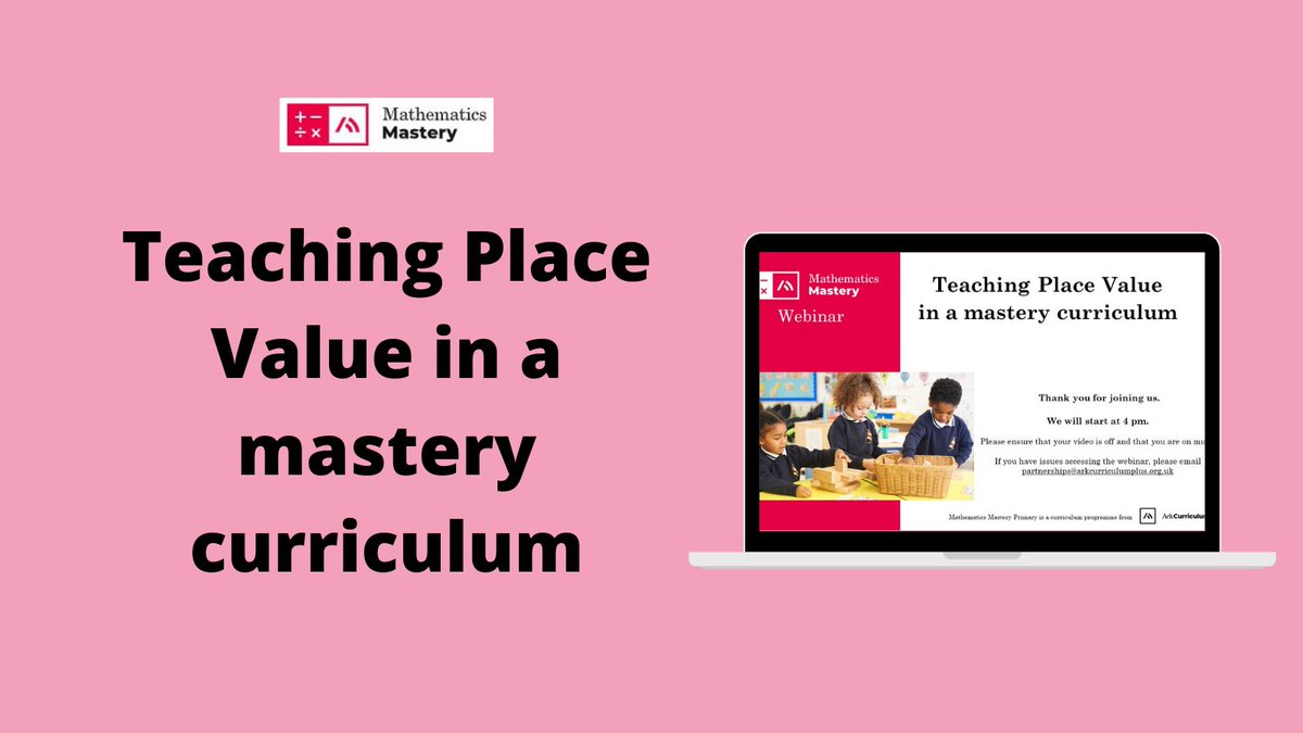 MathsMastery's tweet image. Did you miss our webinar on Place Value last week? Then watch a video of the session here 👇  
bit.ly/2KaETvS

It&apos;s a great example of how our Subject Knowledge Enhancement Workshops (SKEWS) work to deepen subject knowledge #primarymaths #teachingformastery