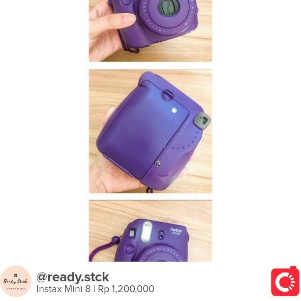 fellicta's tweet photo. Selling Instax Mini 8 Rp 1,200,000 https://t.co/loPQErkQPm #carousell @carousell_id https://t.co/0Ic7k88his