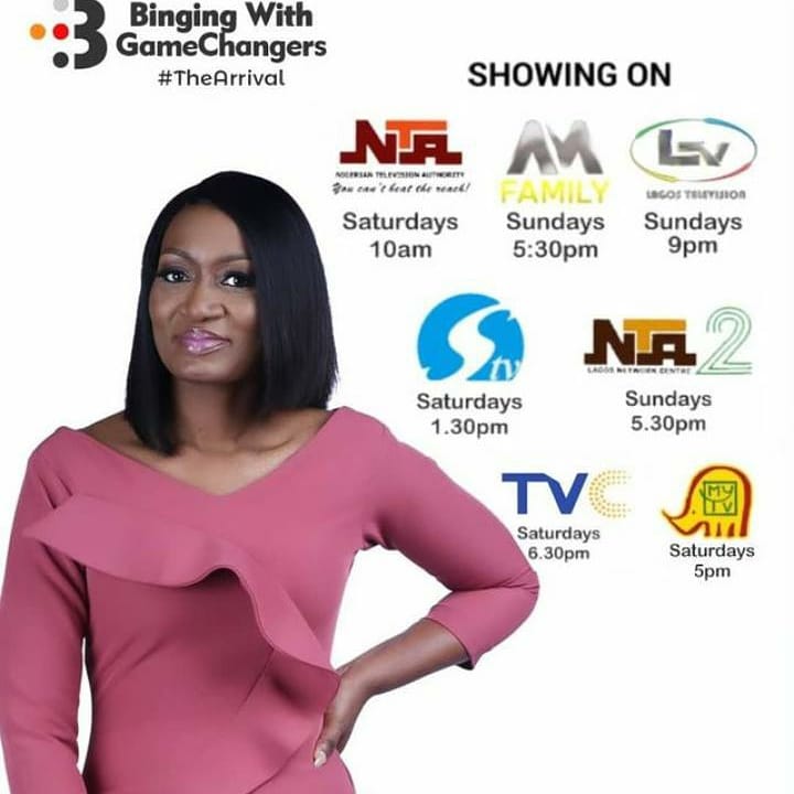Yay! There's a Rerun Today!!!!💃💃💃

Catch us on Africa Magic Family by 2pm👊👊👊

Enjoy your Day!

#BingingwithGameChangers 
#Talkshow
#Rerun
#AfricaMagicFamily 
#SeyiBanigbe