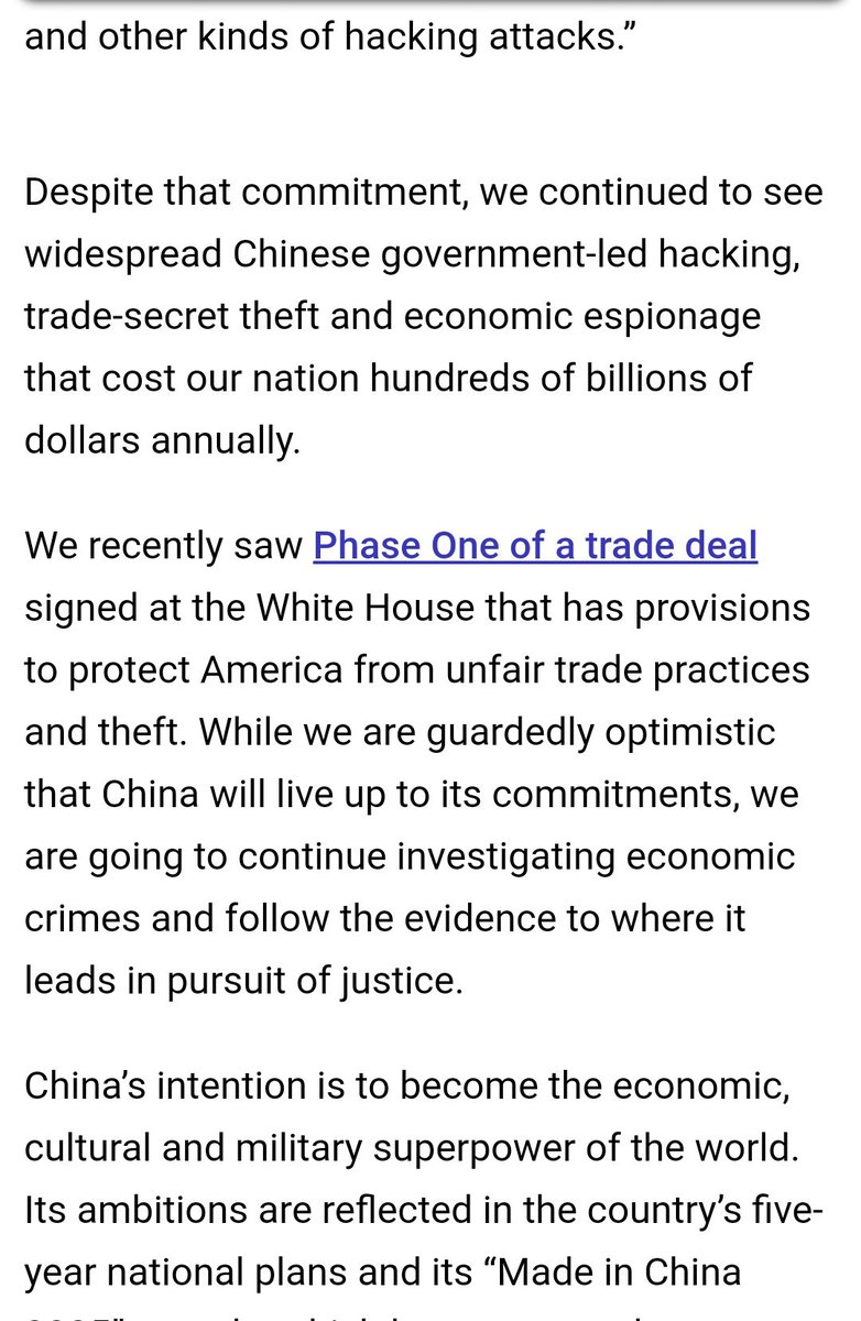 15. The warning about the threats from China came a little too late. This was from earlier this year in Automotive News.