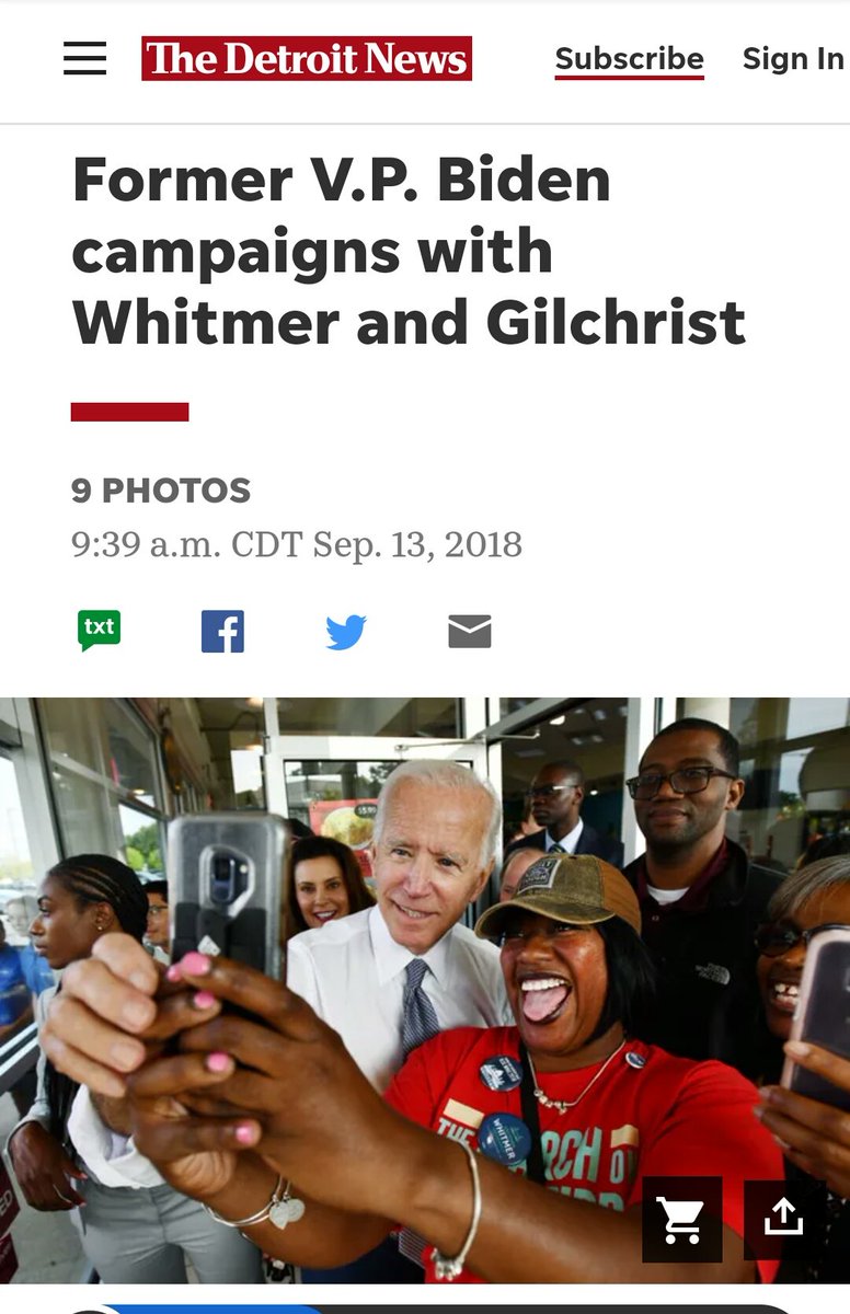 21. Why did Gov. Whitmer back Biden? Because she had to. She is playing the game, but also answers to China.