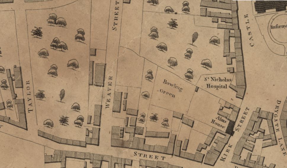 On the same side, at the opening of Weaver street, stood the Manse of Eddleston. (Weaver Street was opened in the late 18th century along with Taylor Street which runs parallel to it to provide access to Stirling Road. It was lined with small houses and cottages which gave