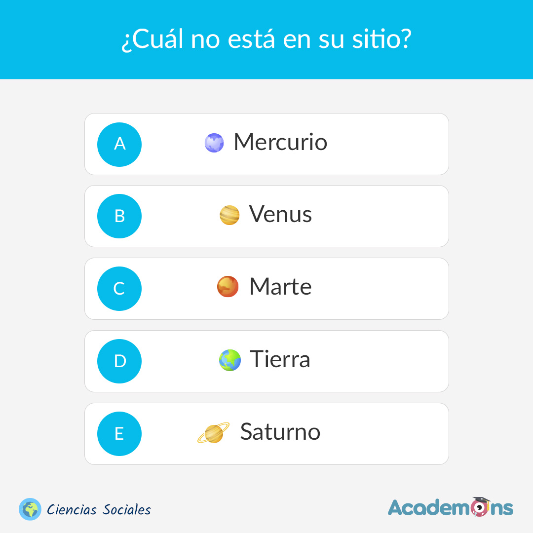 Hoy repasamos los planetas del sistema solar. ¿Sabrías decirnos el orden correcto 🪐 por cercanía al Sol 🌞?  #SistemaSolar #Planeta #Sol