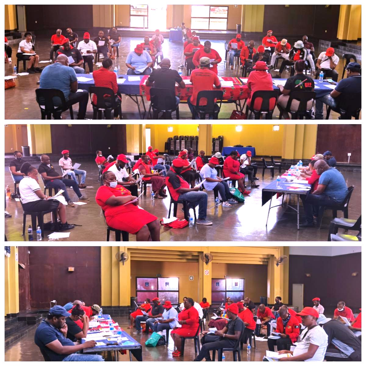 Izinto zamanje: <a href="/EFFKZN/">EFF KZN</a> PCT meeting in progress. Oiling the machinery. Consolidating the ground towards Socialist Power. #EFFMustRise