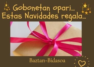 No esperes a que te toque la lotería ¡Compra ya tu regalo🎁🎁🎁 de #Olentzero! Regala #turismodecerca #confianza #experiencias #familia #pareja #producto local
regala <a href="/Baztan_Bidasoa/">Baztan Bidasoa Turismo</a> #Gabonetan oparitzeko...baztan-bidasoa.com/sabias-que-baz…