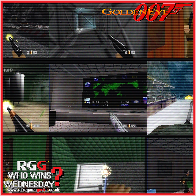 RetroGameGeeks's tweet photo. GOLDENEYE VS HALO: This week it's a First Person Shooter battle as two legendary games go head to head. Truly iconic titles for the Nintendo 64 and the original Xbox both had incredible multiplayer modes, which one did you play the most? #retrogaming #Nintendo #N64 #Xbox #gaming https://t.co/xWqIu4HOoM