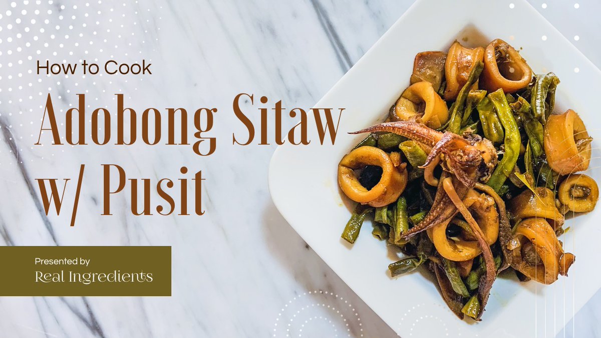reyah_c21's tweet photo. TRY MY ADOBONG SITAW WITH PUSIT RECIPE | HOW TO COOK | REAL INGREDIENTS https://t.co/SCm1cXxjWk via @YouTube 

#recipe #RecipeOfTheDay #Squid #menu #Cooking #Foodie #Food https://t.co/9mcruPqMnJ