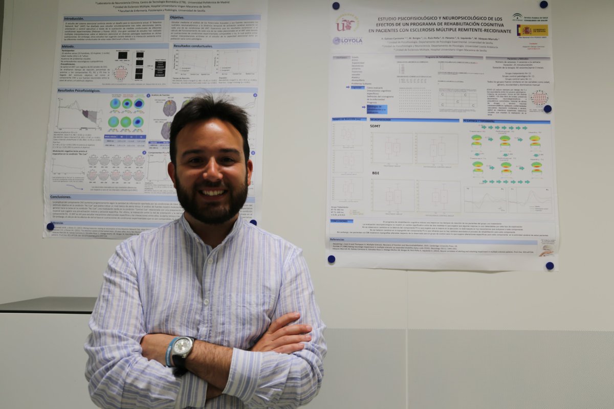El investigador de <a href="/LoyolaAnd/">Universidad Loyola</a> <a href="/AlejandroGalvao/">Alejandro Galvao, PhD</a> participa en una publicación en la revista @nresearchnews "Altered phase and nonphase EGG activity expose impaired maintenance of a spatial-object attentional focus in multiple sclerosis patients" nature.com/articles/s4159…
