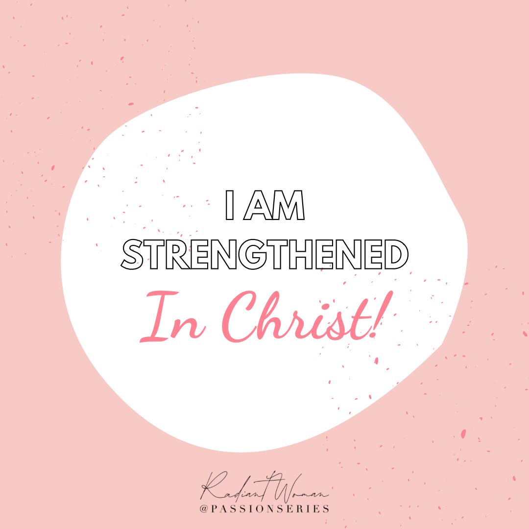 PassionSeries's tweet photo. "If I can do all things through Christ who gives me strength, then that means that I will walk in purpose always!" (Philippians 4:13) - https://t.co/zAvxSAM2qp

#God #start #finish #courage #blog #faith #passion #purpose #steps #encouragement #destiny #RadiantWoman https://t.co/tzgP2E6mxJ