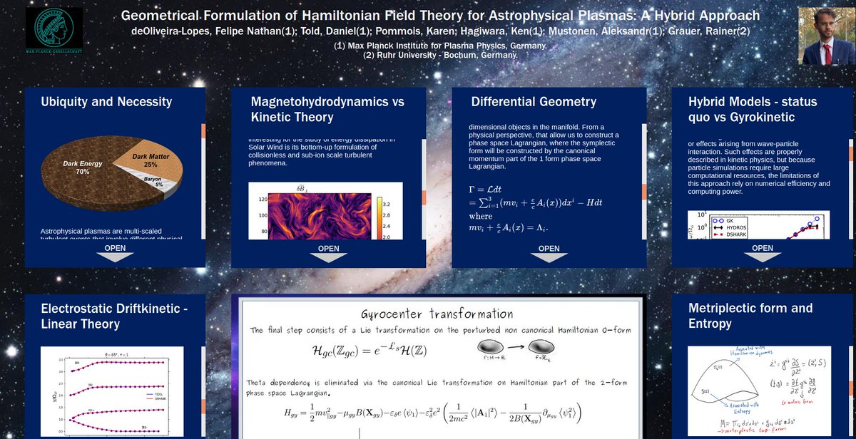 I will be giving a live round (18:00 CET; 09:00 PT) of Q&A for my eLightening presentation exploring the geometrical formulation of a hybrid-gyrokientic Hamiltonian field theory for #Truculence in #Astrophysical #Plasmas at the #AGU20 #AGU2020 agu.confex.com/agu/fm20/meeti…