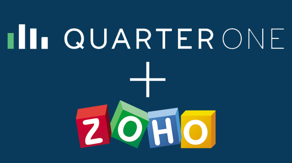 quarterone's tweet photo. We're delighted to announce that we are now listed on @zoho's marketplace.

Helping even more CRM customers get value out of their data and supercharging sales forecasts. 

#crm #integrations #zohocrm 

https://t.co/7OnnuvrrIN https://t.co/f75ABL1ts5