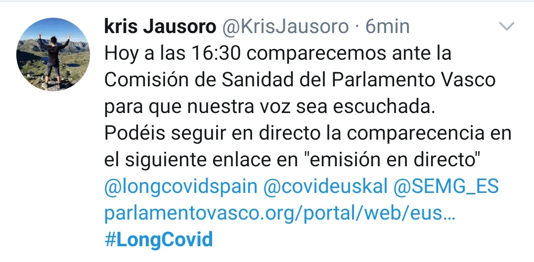 Covid Familias - #NiñosCovid #CovidNiños (@covidfamilias) on Twitter photo ⚫ Atención. El día es hoy: <a href="/PODEMOS/">Podemos</a> lleva de la mano a la <a href="/SEMG_ES/">SEMG 🩺 #OrgullososDeEstarALaCabecera👩⚕️👨⚕️</a> al parlamento Vasco, ya lo hicieron en Navarra, ahora Euskadi.
Los pacientes no se venden a los poderes: no somos SFC/EM
Trabajen e investiguen, no nos resten derechos #Verguenza #luto ⚫ ⚫ Atención. El día es hoy: <a href="/PODEMOS/">Podemos</a> lleva de la mano a la <a href="/SEMG_ES/">SEMG 🩺 #OrgullososDeEstarALaCabecera👩⚕️👨⚕️</a> al parlamento Vasco, ya lo hicieron en Navarra, ahora Euskadi.
Los pacientes no se venden a los poderes: no somos SFC/EM
Trabajen e investiguen, no nos resten derechos #Verguenza #luto ⚫