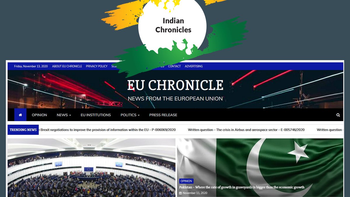 Remember the vanished “EP Today” that we exposed in 2019? To target the EU, Indian Chronicles is back with  http://euchronicle.com , a fake media serving as a honeypot for Members of the European Parliament. Over 14 years, Indian Chronicles attracted dozens of MEPs. (9/n)