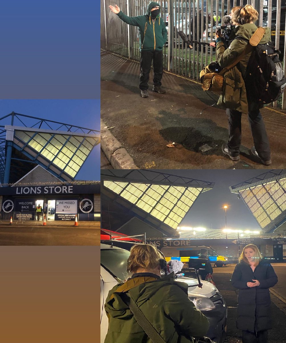 CobbSmith's tweet photo. When sport is in the news. Consultants from Chiron Resources were deployed in support of a number of TV news media crews last night at the Millwall game #newssafety #media #mediasafety #news #newsmedia #backwatch https://t.co/oJSa65pWai