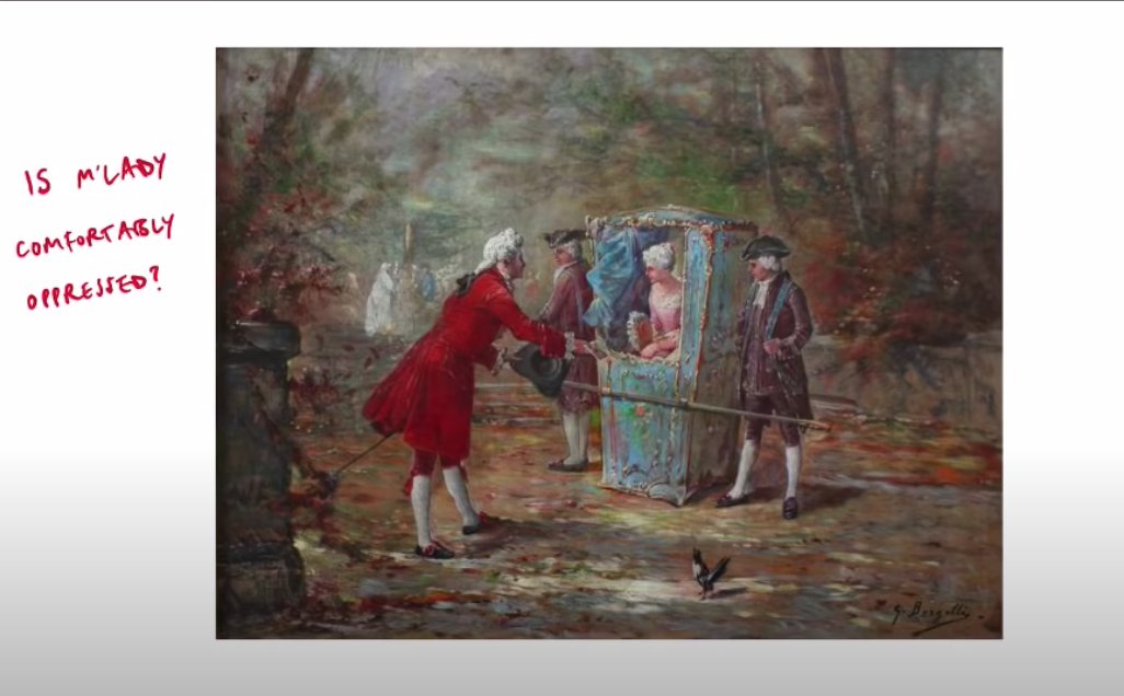 To be fair, he teaches as Eton, so he thinks this is an accurate portrayal of everyday life.