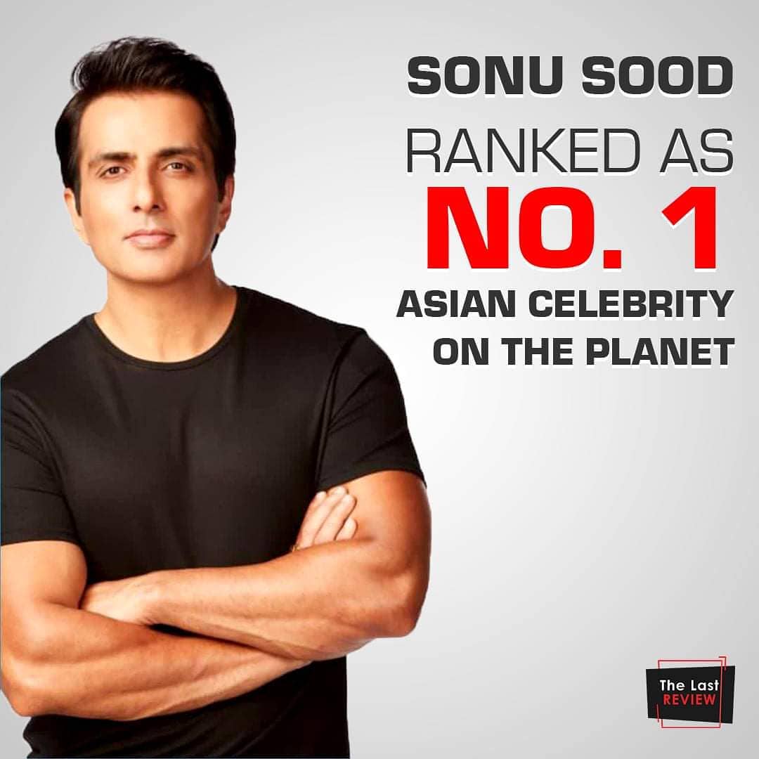 sekartweets's tweet photo. #SonuSood ranked as no. 1 Asian celebrity on the planet by UK based Eastern Eye newspaper for his inspiring philanthropic work throughout the Covid-19 pandemic!

#HatsOff @sonu_sood via  #TheLastReview https://t.co/LDcHkyKo7a