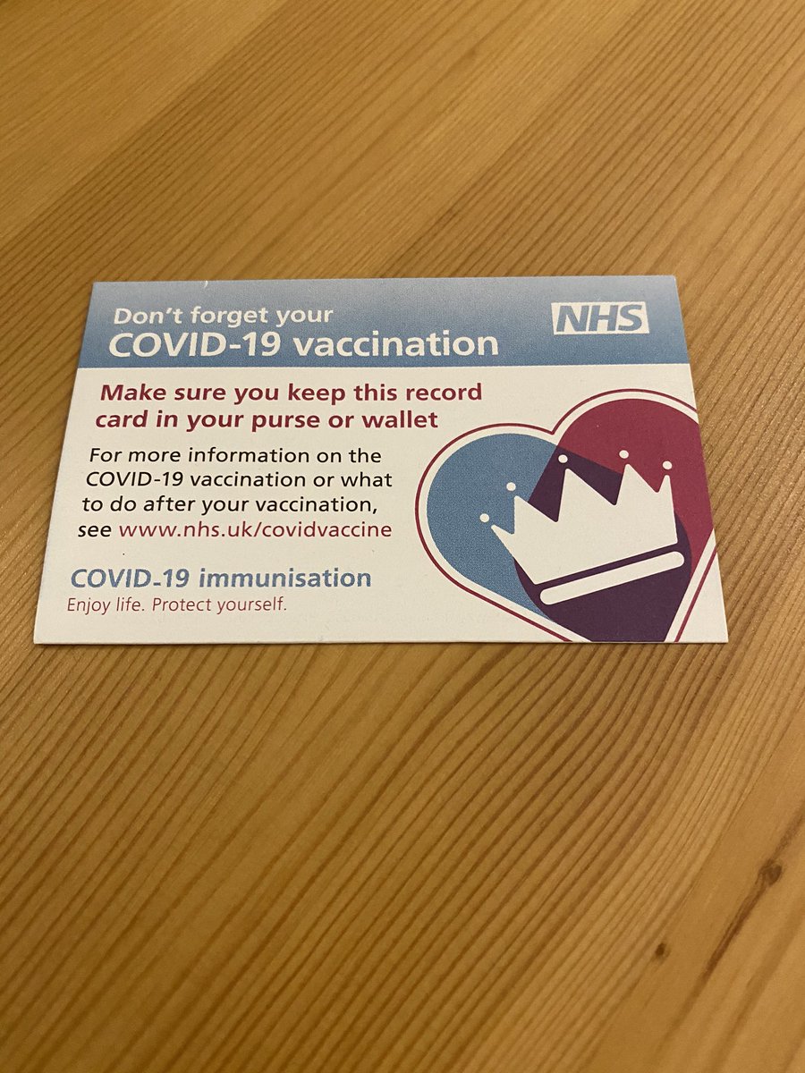 eddthedoc's tweet image. Pleased with my new card for the wallet as an EM clinician. Amazing science to make this possible. #DocsforVax